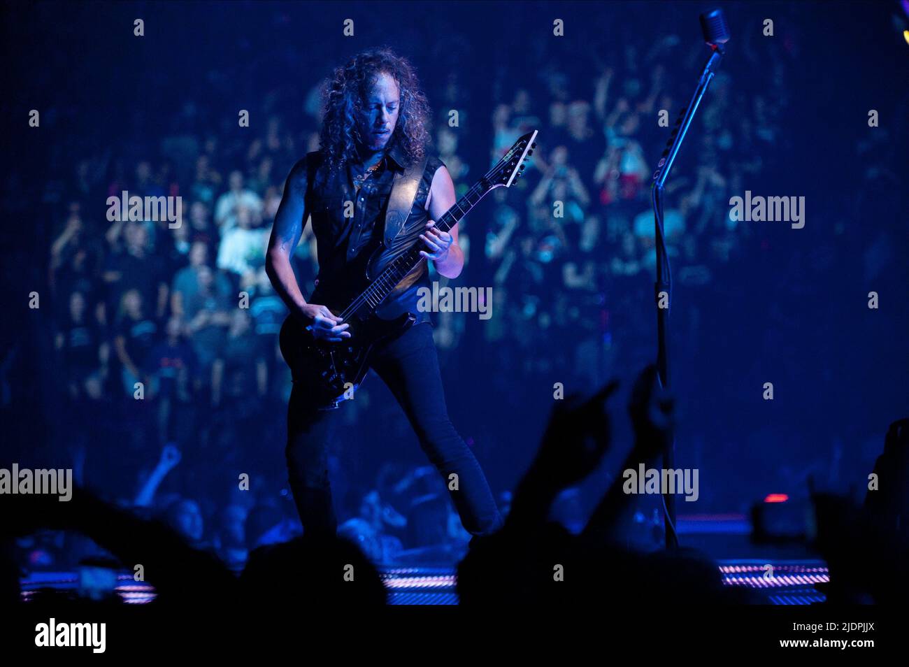 KIRK HAMMETT, METALLICA: DURCH DAS NIE, 2013, Stockfoto