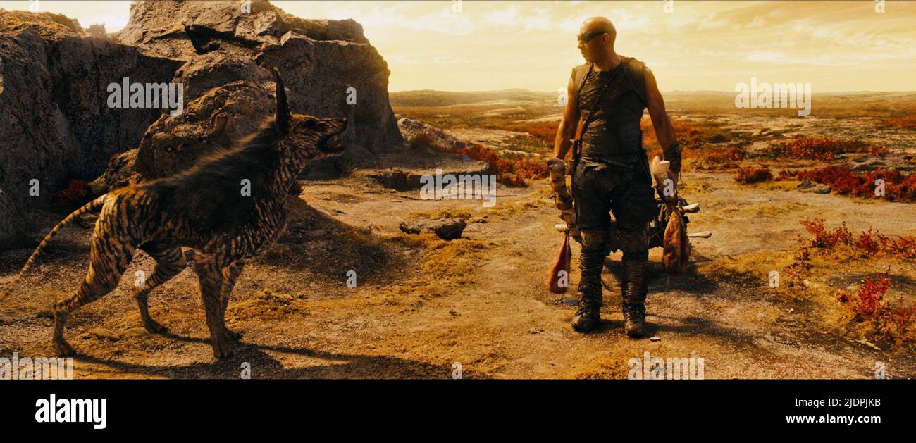 VIN DIESEL, RIDDICK, 2013, Stockfoto