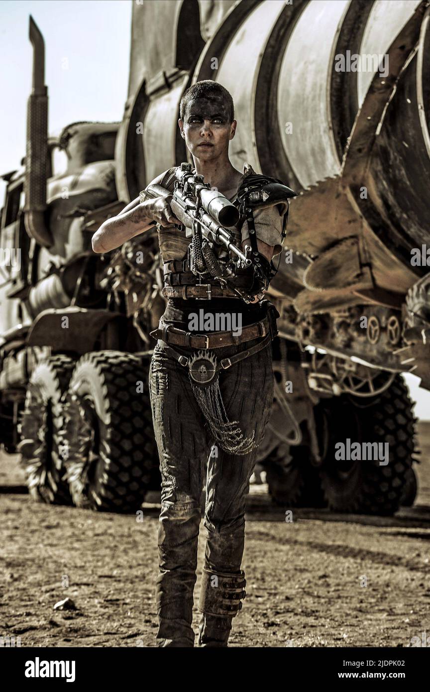 CHARLIZE THERON, MAD MAX: FURY ROAD, 2015, Stockfoto