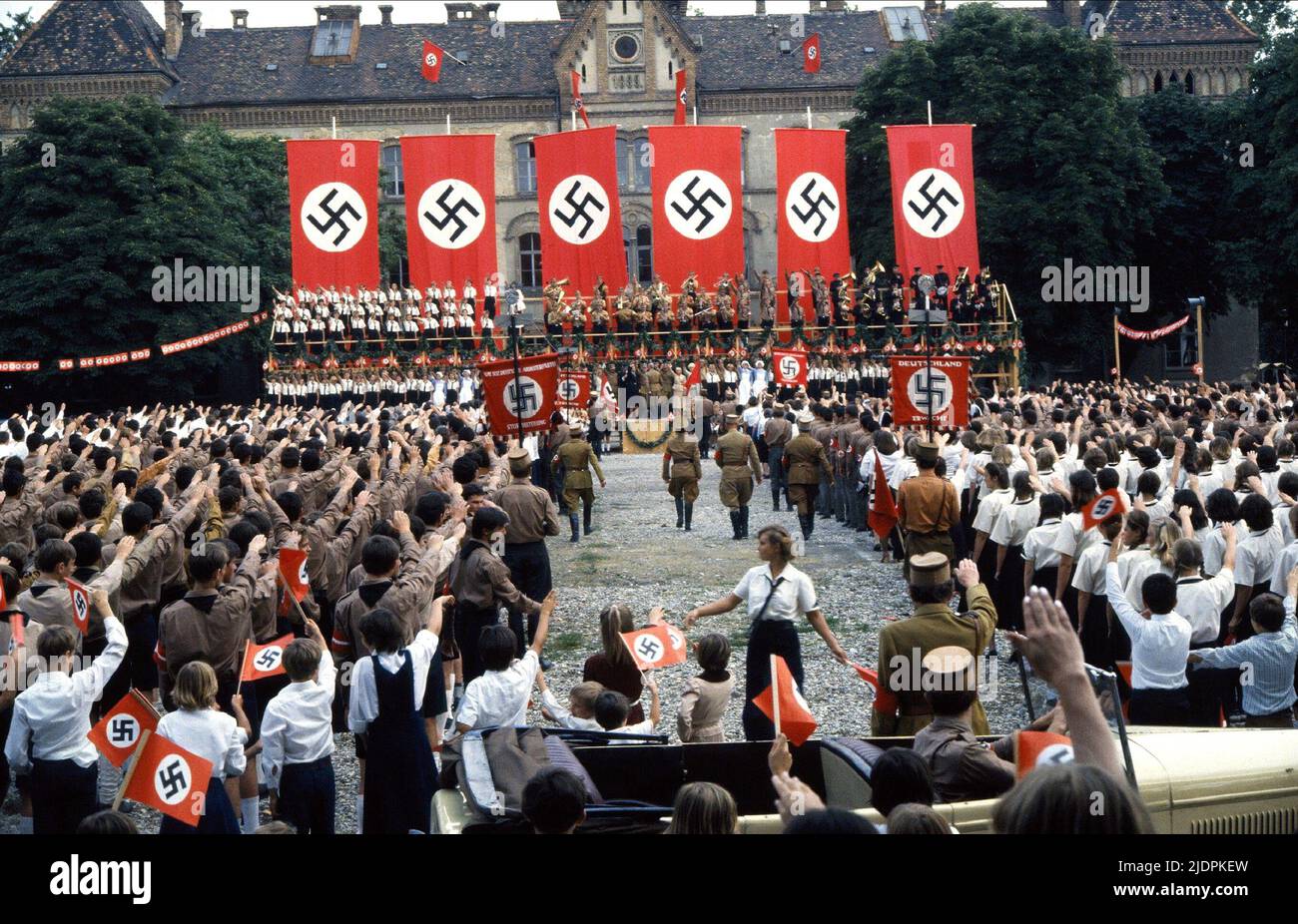 NAZI-KUNDGEBUNG, DIE BLECHTROMMEL, 1979 Stockfoto