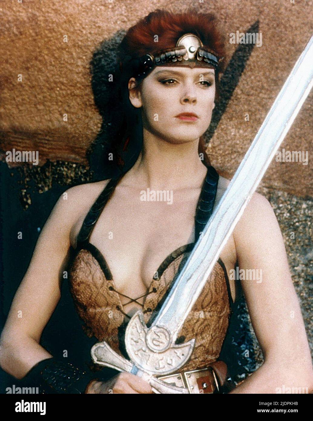 BRIGITTE NIELSEN, ROTE SONJA, 1985 Stockfoto