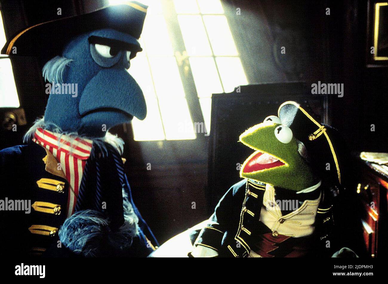 Adler, Frosch, MUPPET Treasure Island, 1996 Stockfoto