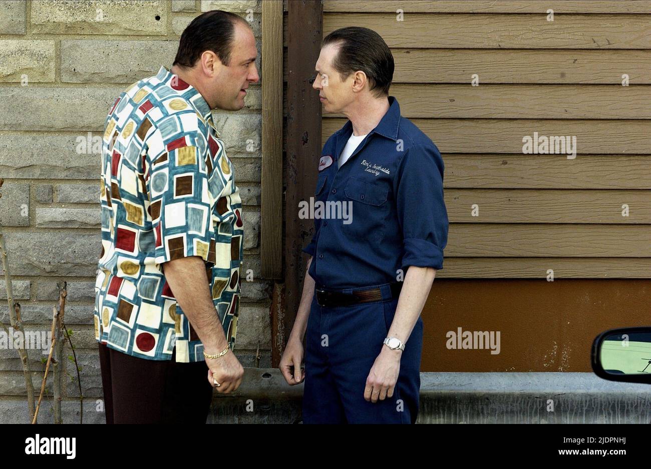 GANDOLFINI,BUSCEMI, DIE SOPRANE : SAISON 3, 2001 Stockfoto