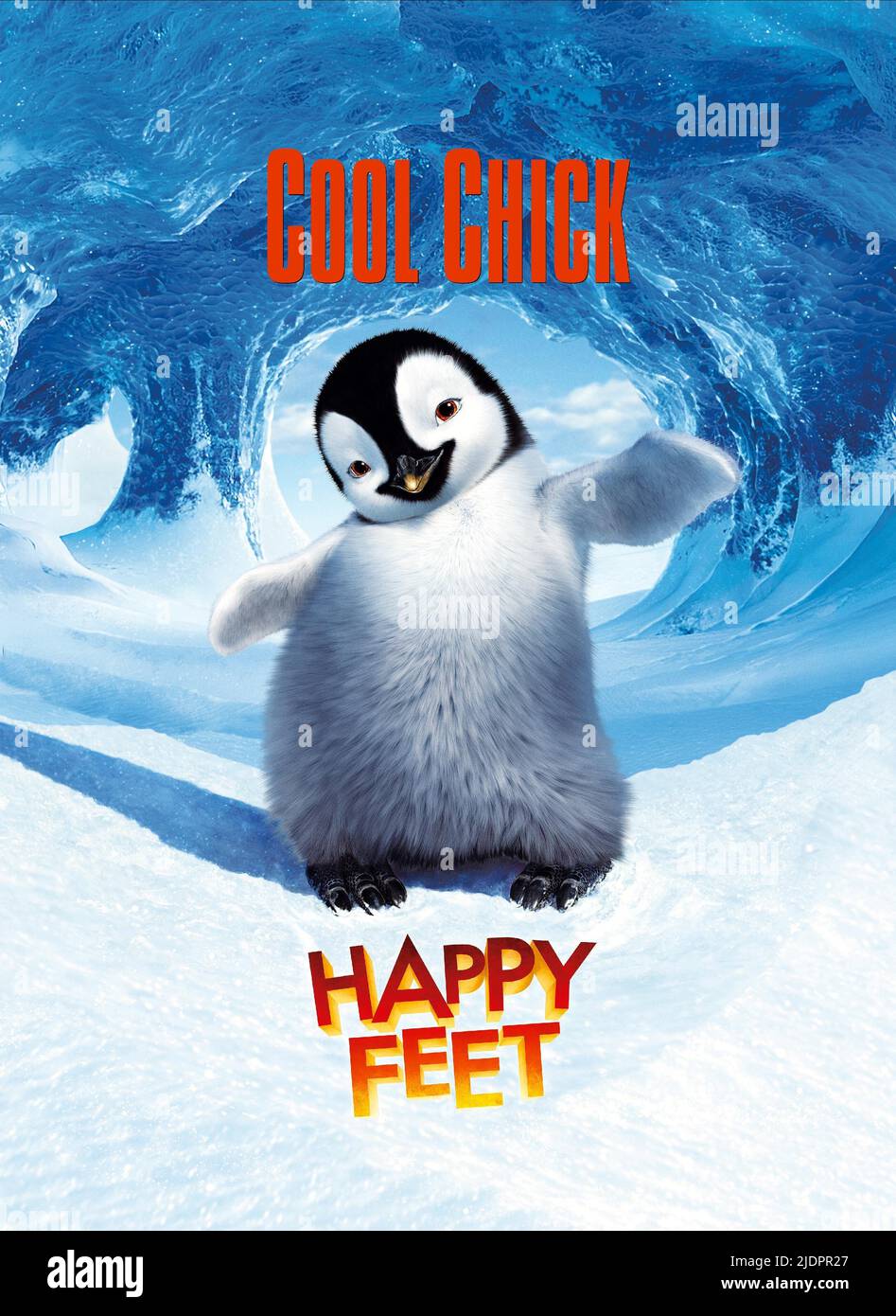 GLORIA THE PENGUIN POSTER, HAPPY FEET, 2006, Stockfoto