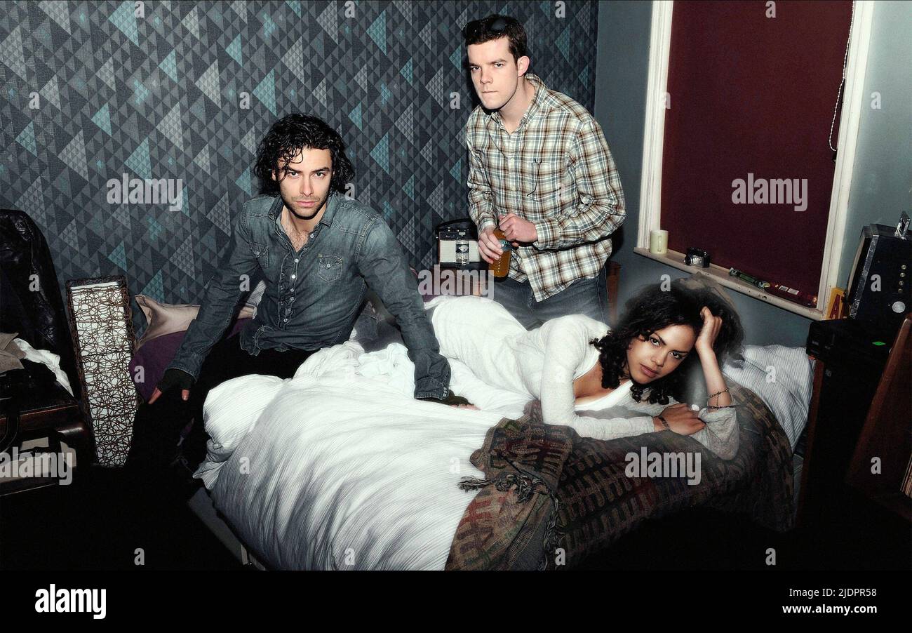 TURNER, TOVEY, CRICHLOW, BEING HUMAN, 2008, Stockfoto