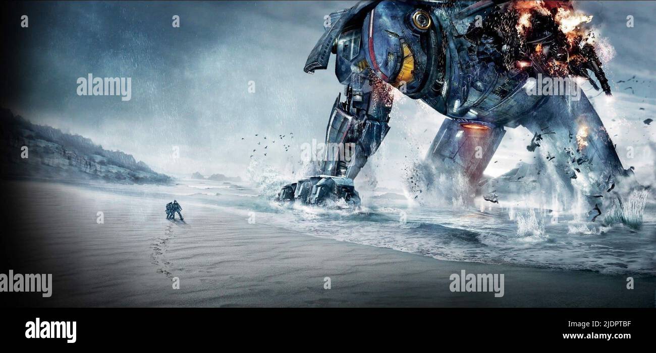 GIPSY DANGER JAEGER, PACIFIC RIM, 2013, Stockfoto
