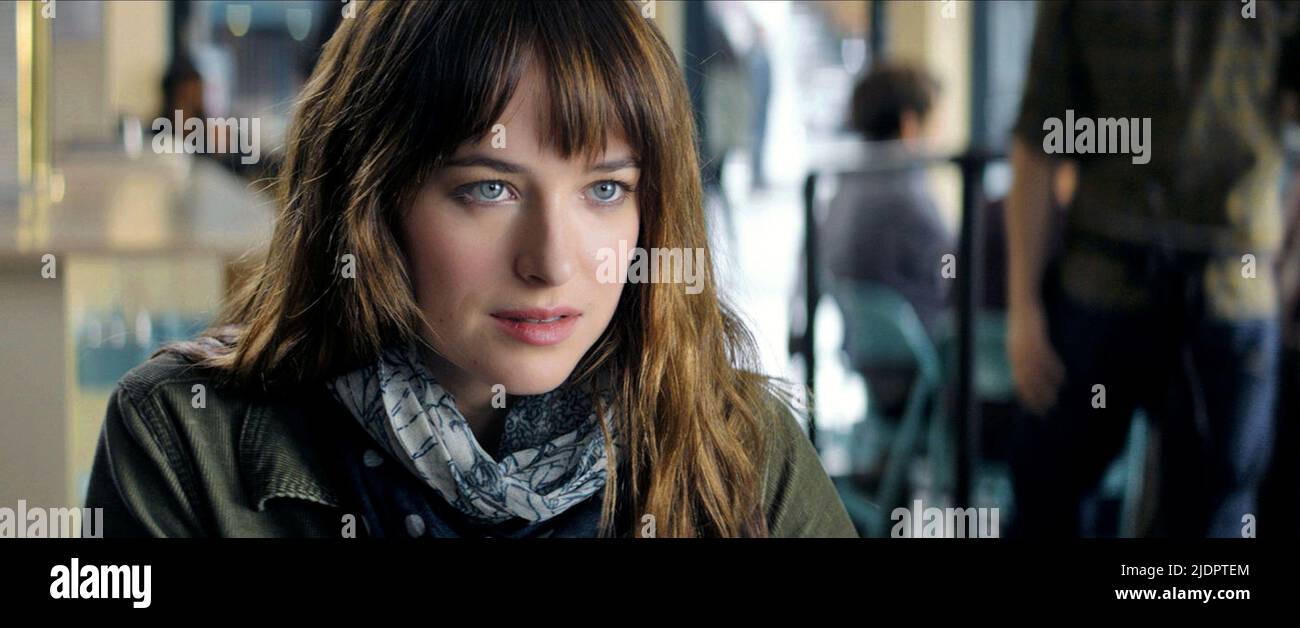 DAKOTA JOHNSON, FÜNFZIG GRAUTÖNE, 2015, Stockfoto