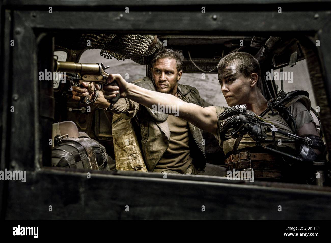 HARDY, THERON, MAD MAX: FURY ROAD, 2015, Stockfoto