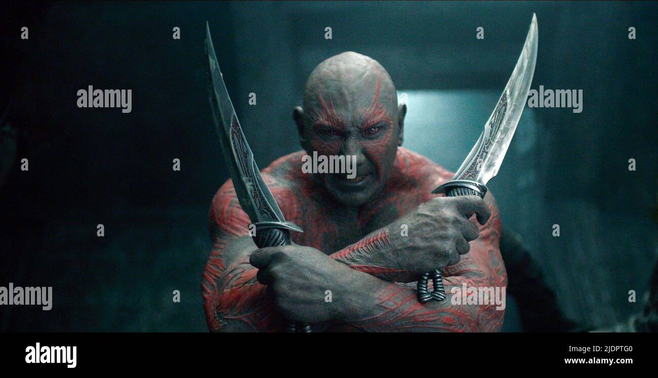 DAVE BAUTISTA, GUARDIANS OF THE GALAXY, 2014, Stockfoto