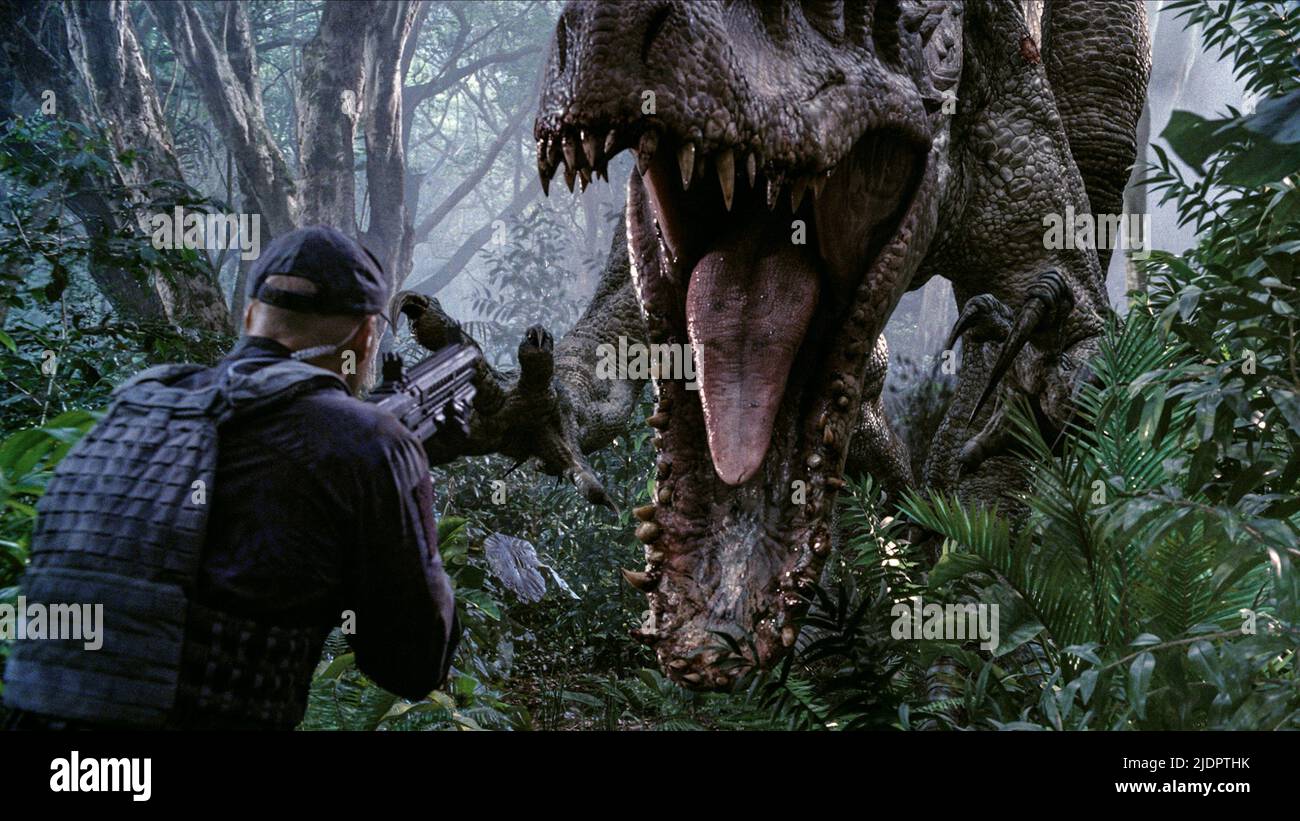 INDOMINUS REX, JURASSIC WORLD, 2015, Stockfoto