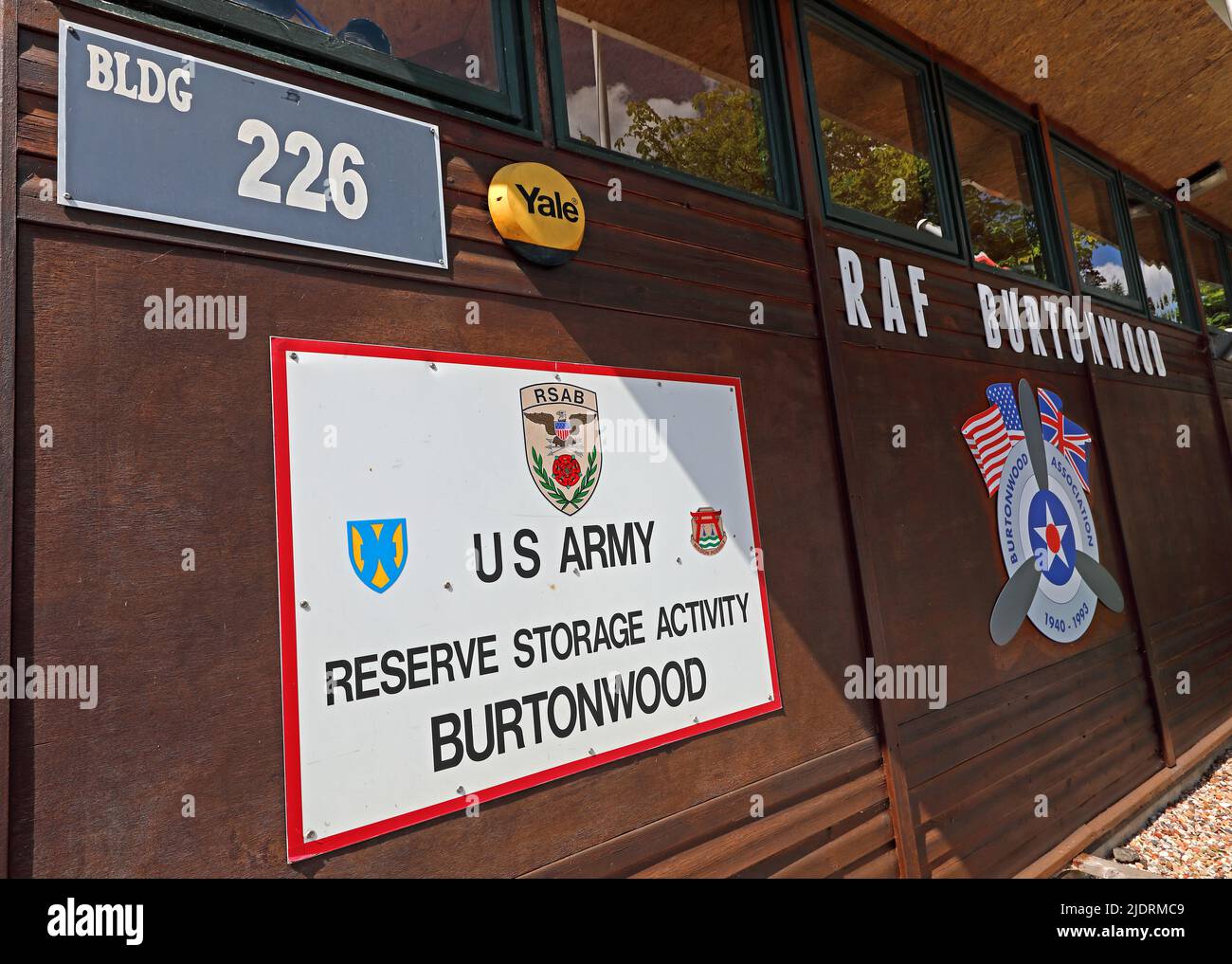 RAF Burtonwood Heritage Center, Gulliver's World, Shackleton CL, Old Hall, Warrington, Keshire, England, Großbritannien, WA5 9YZ Stockfoto