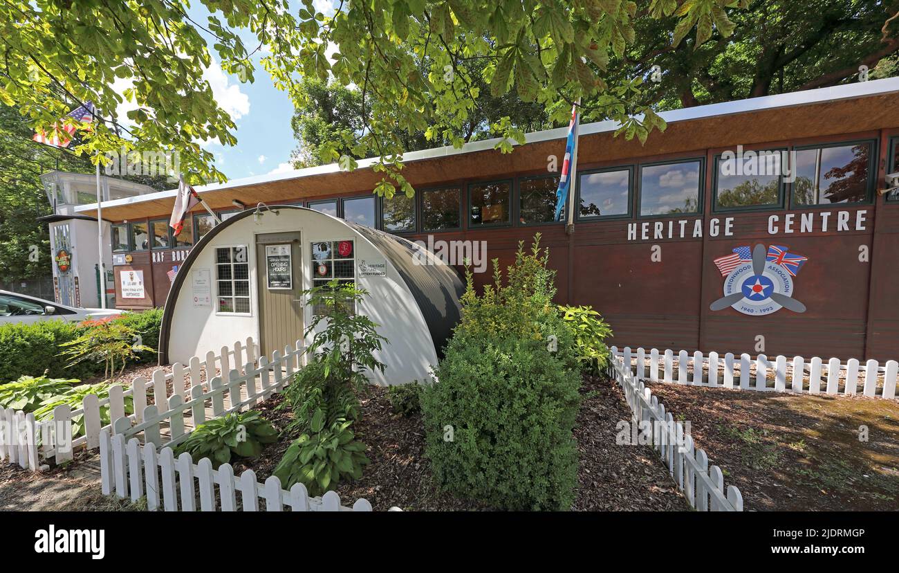 RAF Burtonwood Heritage Center, Gulliver's World, Shackleton CL, Old Hall, Warrington, Keshire, England, Großbritannien, WA5 9YZ Stockfoto