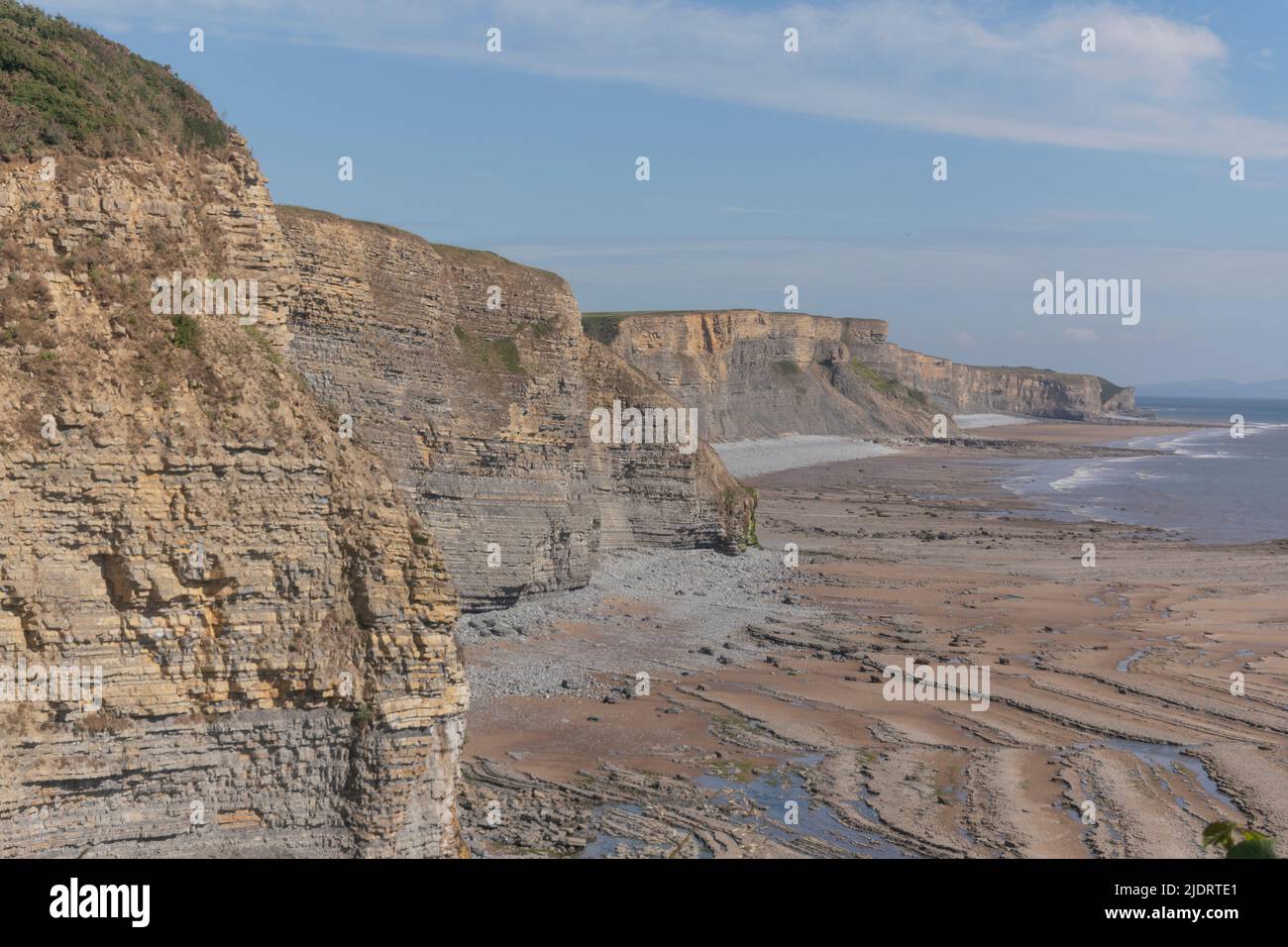 Temple Bay, Dunraven Park, Southerndown. Bitte Kredit: Phillip Roberts Stockfoto