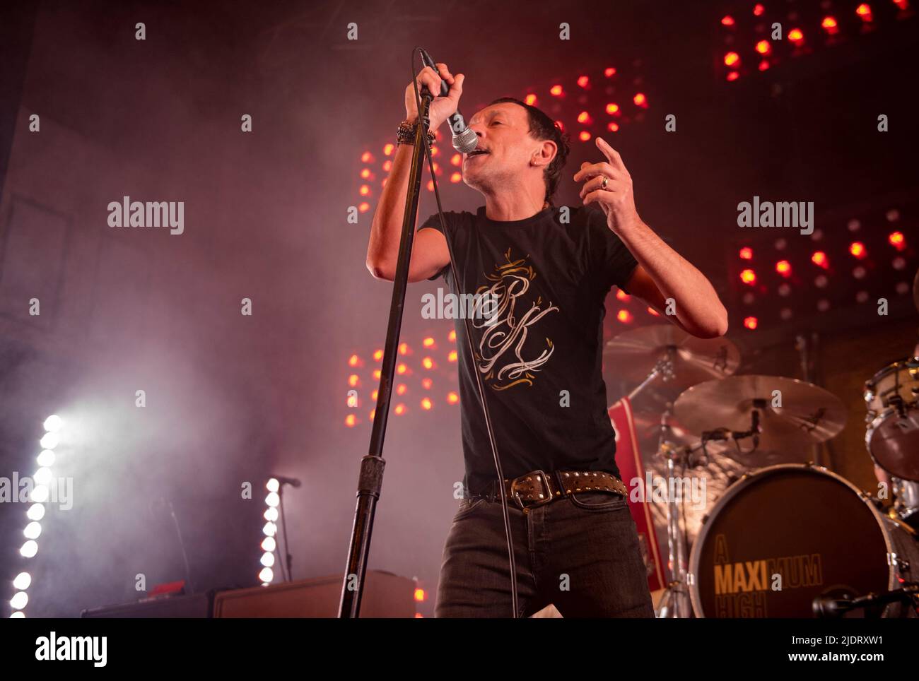 Shed Seven in der Parr Hall Warrington 2022 Stockfoto