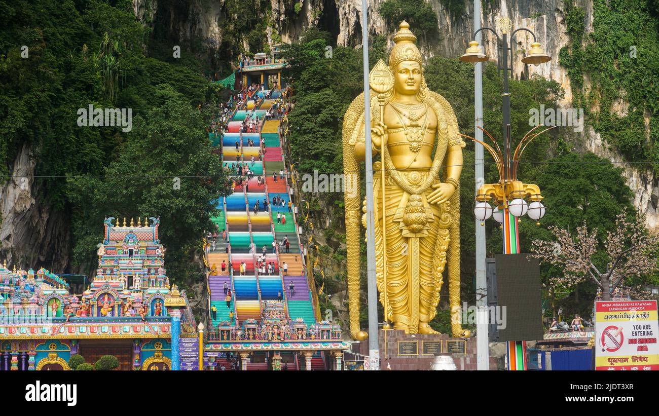 Batu-Höhlen in KL (Malaysia) Stockfoto