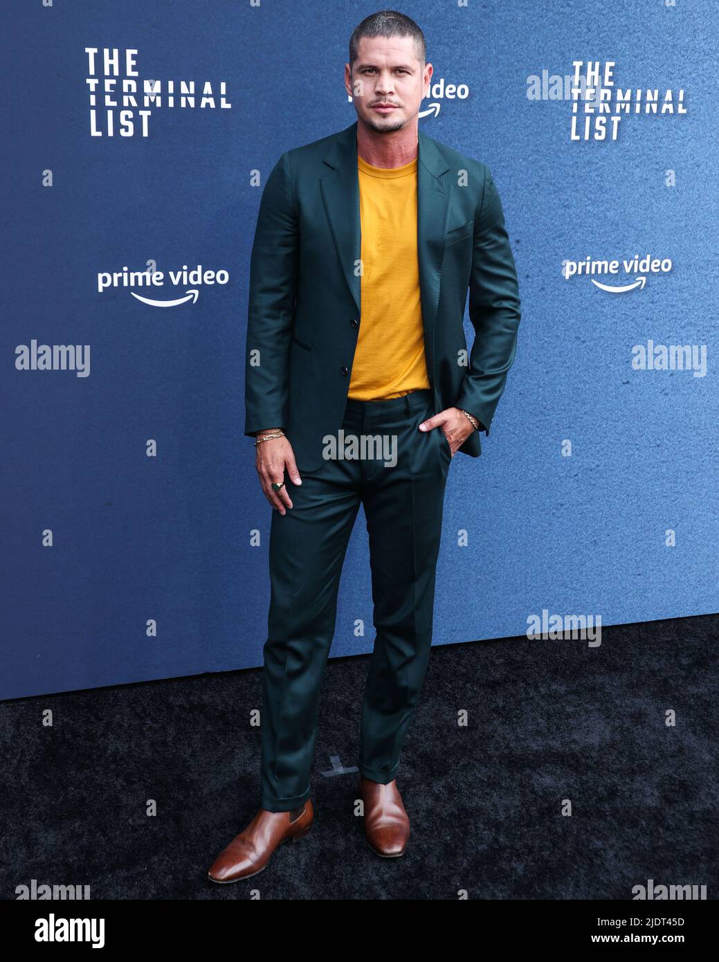 Los Angeles, Usa. 22.. Juni 2022. LOS ANGELES, KALIFORNIEN, USA - JUNI 22: Amerikanischer Schauspieler JD Pardo (J. D. Pardo, Jorge Daniel Pardo) bei der Los Angeles Premiere von Amazon Prime Video's 'The Terminal List' Saison 1, die am 22. Juni 2022 im Directors Guild of America Theatre Complex in Los Angeles, Kalifornien, USA, stattfand. (Foto von Xavier Collin/Image Press Agency) Quelle: Image Press Agency/Alamy Live News Stockfoto