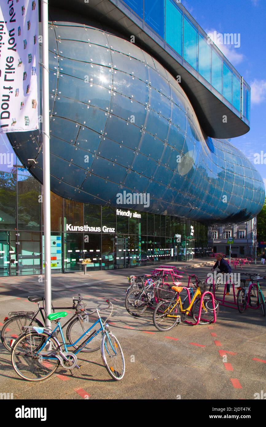 Österreich, Steiermark, Graz, Kunsthaus, Stockfoto