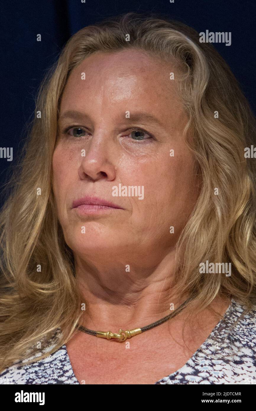 Autorin Miranda Cowley Heller auf der Turiner Buchmesse 2022 Stockfoto