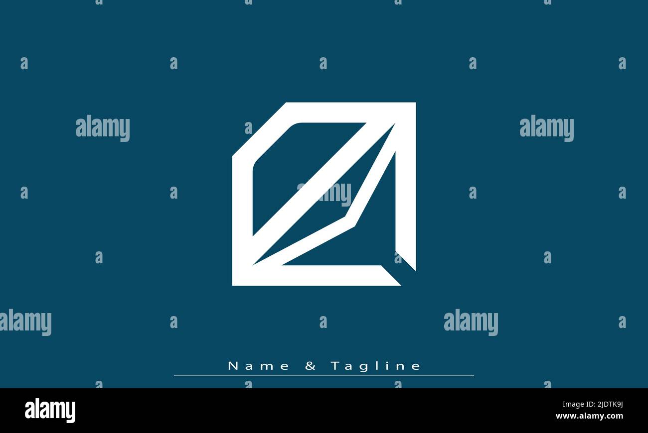 Alphabet Buchstaben Initialen Monogramm Logo DM , MD Stock Vektor