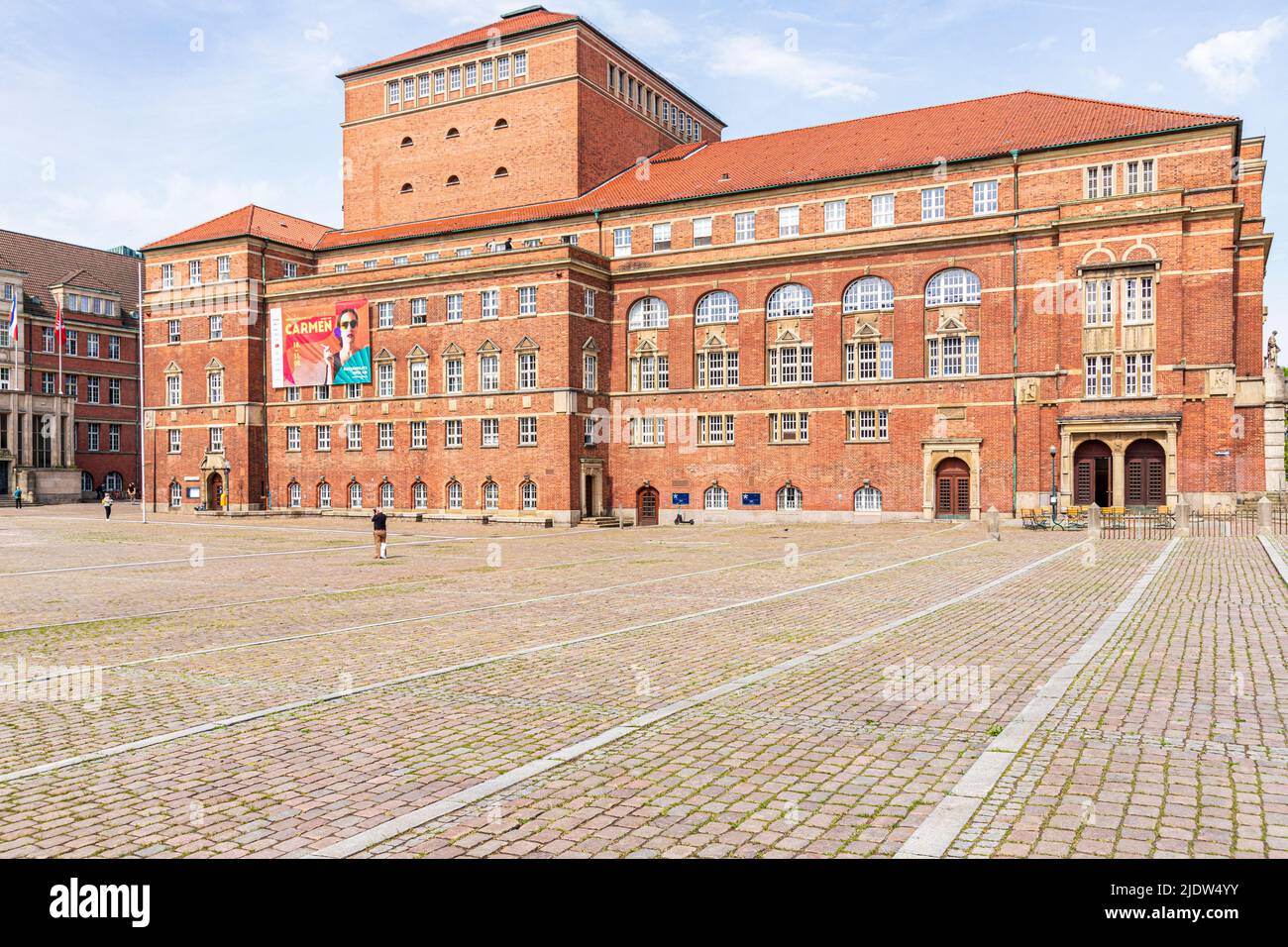 Das Opernhaus Kiel und das Theater Kiel in Kiel, Schleswig-Holstein, Deutschland Stockfoto