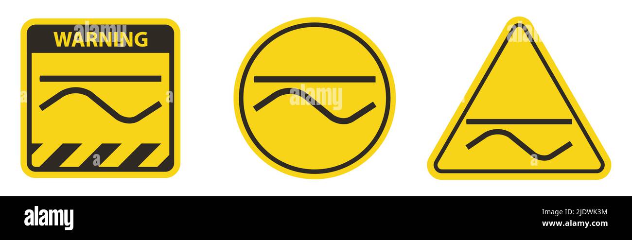 Symbol Für Gleich- Und Wechselstrom Stock Vektor