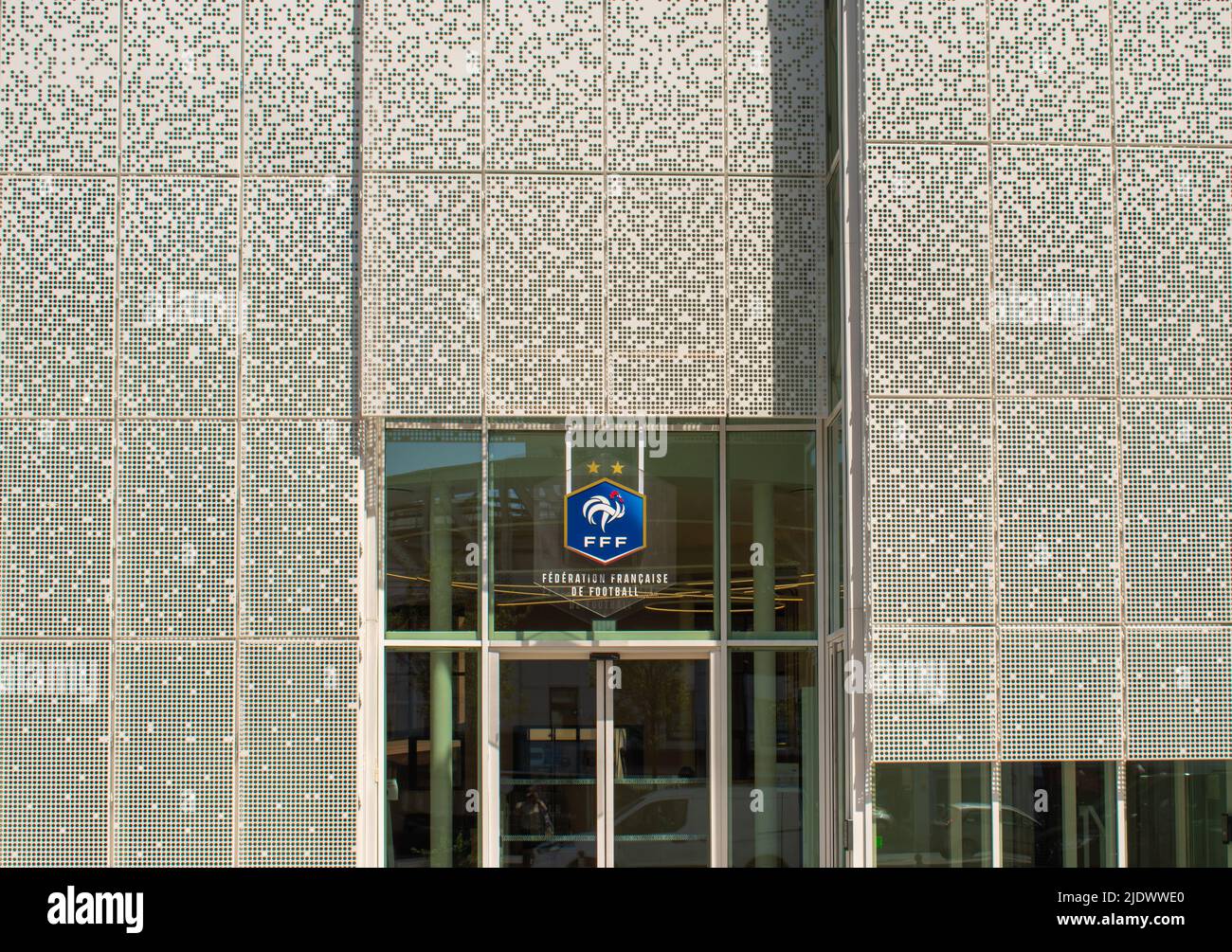 Der französische Fußballverband in Paris Stockfoto