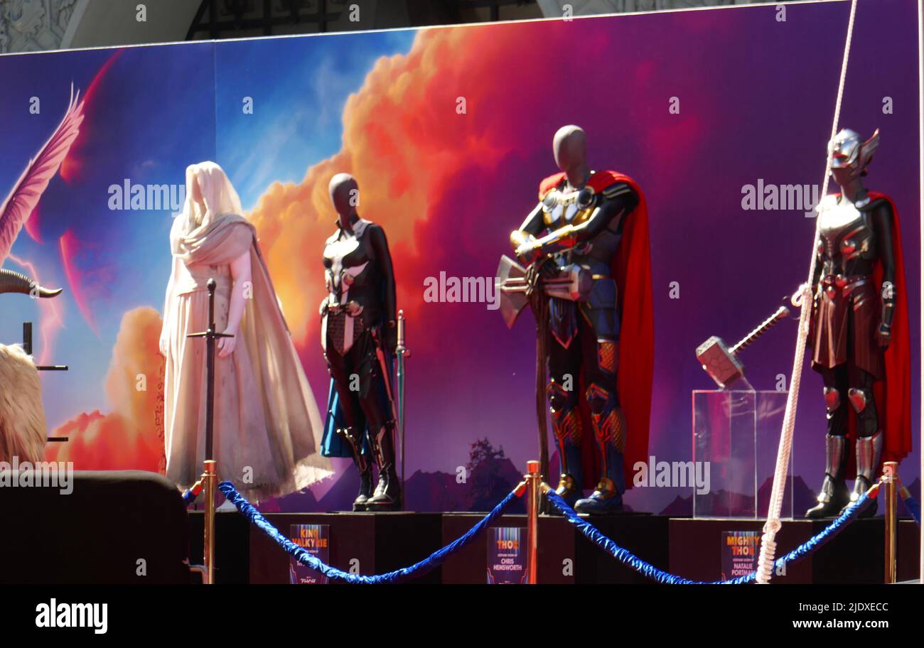 Hollywood, California, USA 23.. Juni 2022 Marvel Studios Weltpremiere von Thor: Love and Thunder im El Capitan Theatre und im TCL Chinese Theatre am 23. Juni 2022 in Hollywood, Kalifornien, USA. Foto von Barry King/Alamy Live News Stockfoto