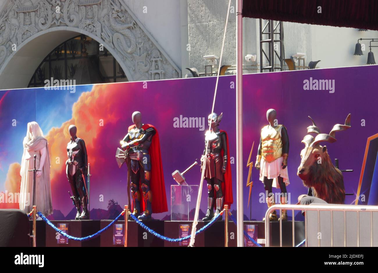 Hollywood, California, USA 23.. Juni 2022 Marvel Studios Weltpremiere von Thor: Love and Thunder im El Capitan Theatre und im TCL Chinese Theatre am 23. Juni 2022 in Hollywood, Kalifornien, USA. Foto von Barry King/Alamy Live News Stockfoto