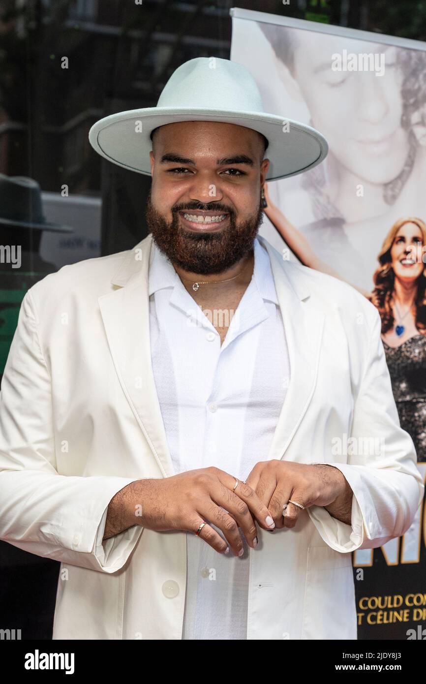 New York, New York, USA. 23.. Juni 2022. Jaye Alexander nimmt an der Eröffnungsnacht des Musicals Titanique im Asylum Theatre Teil (Bild: © Lev Radin/Pacific Press via ZUMA Press Wire) Stockfoto