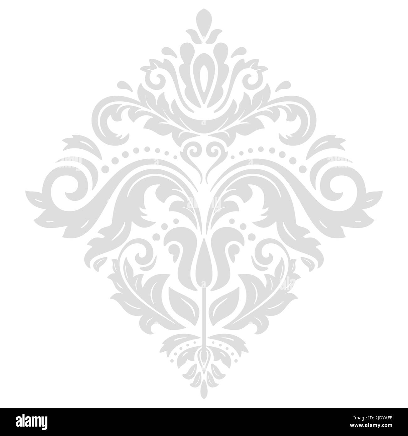 Orientalisches Muster mit Arabesken und floralen, leichten Elementen. Traditionelle klassische Ornamente. Vintage-Muster mit Arabesken Stockfoto