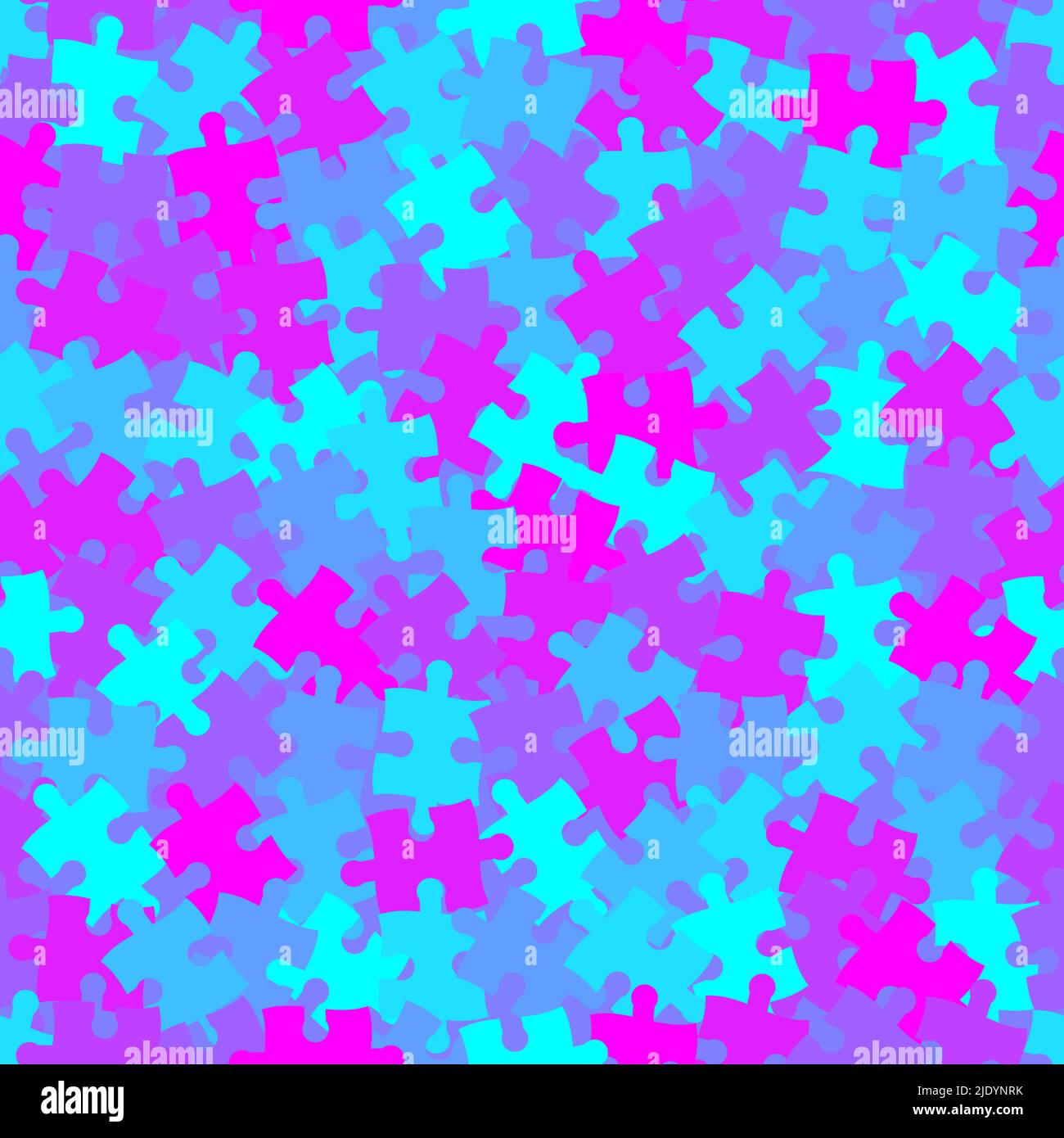 Nahtlose bunte Muster mit Puzzles, Puzzle, Kinder Muster Hintergrund Stock Vektor