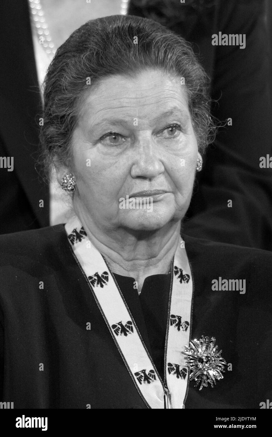 Aachen, Deutschland. 25.. Mai 2006. ARCHIVFOTO: Vor 5 Jahren, am 30. Juni 2017, Simone Veil starb, 02SN VEIL290503PL.jpg Simone VEIL, Frankreich, Politiker, 05/29/2003. Kredit: dpa/Alamy Live Nachrichten Stockfoto