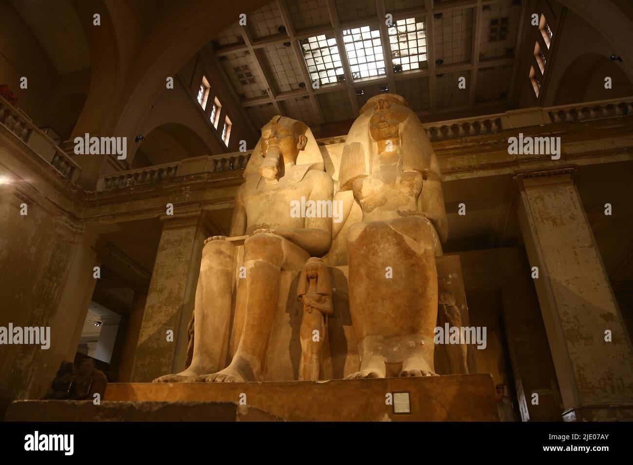 Stücke des Ägyptischen Museums Stockfoto