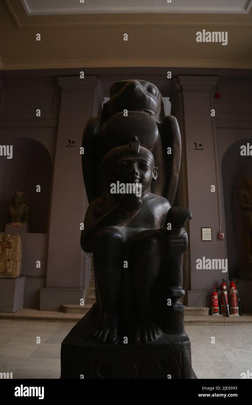 Stücke des Ägyptischen Museums Stockfoto