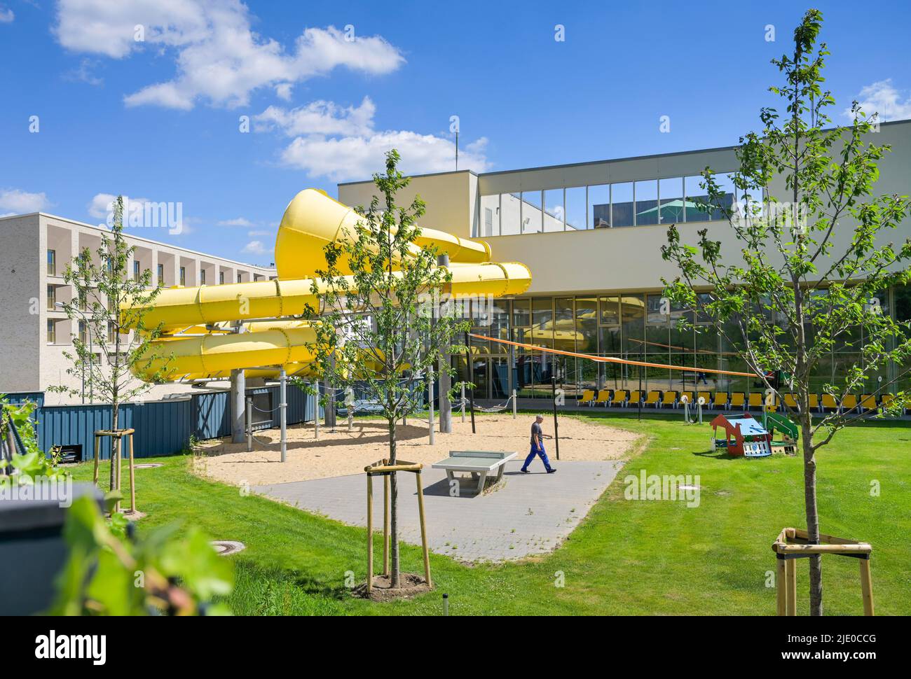 Blu Schwimmbad, Brauhausberg, Brandenburg, Deutschland Stockfoto