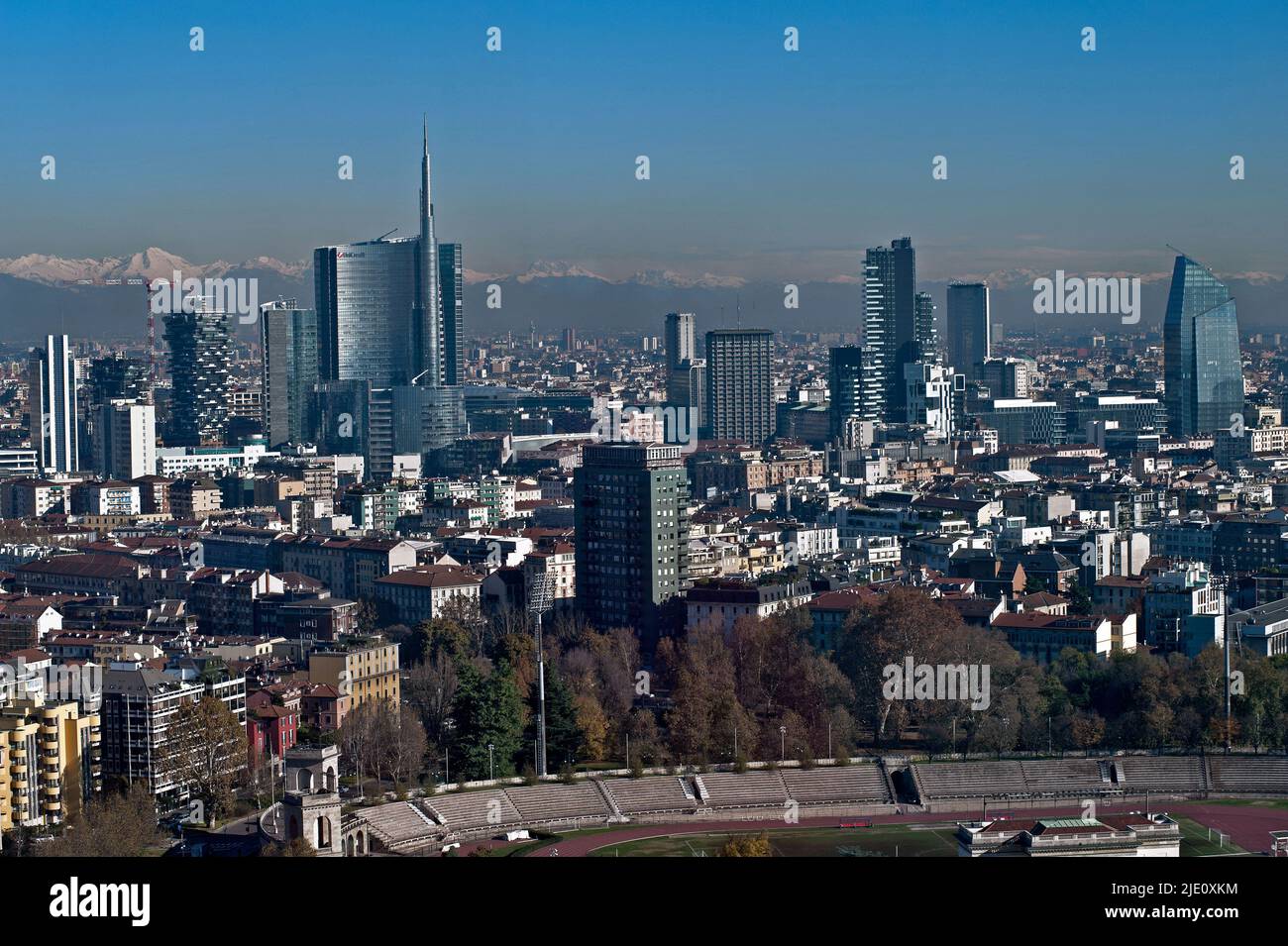 Mailand, Übersicht. Stockfoto
