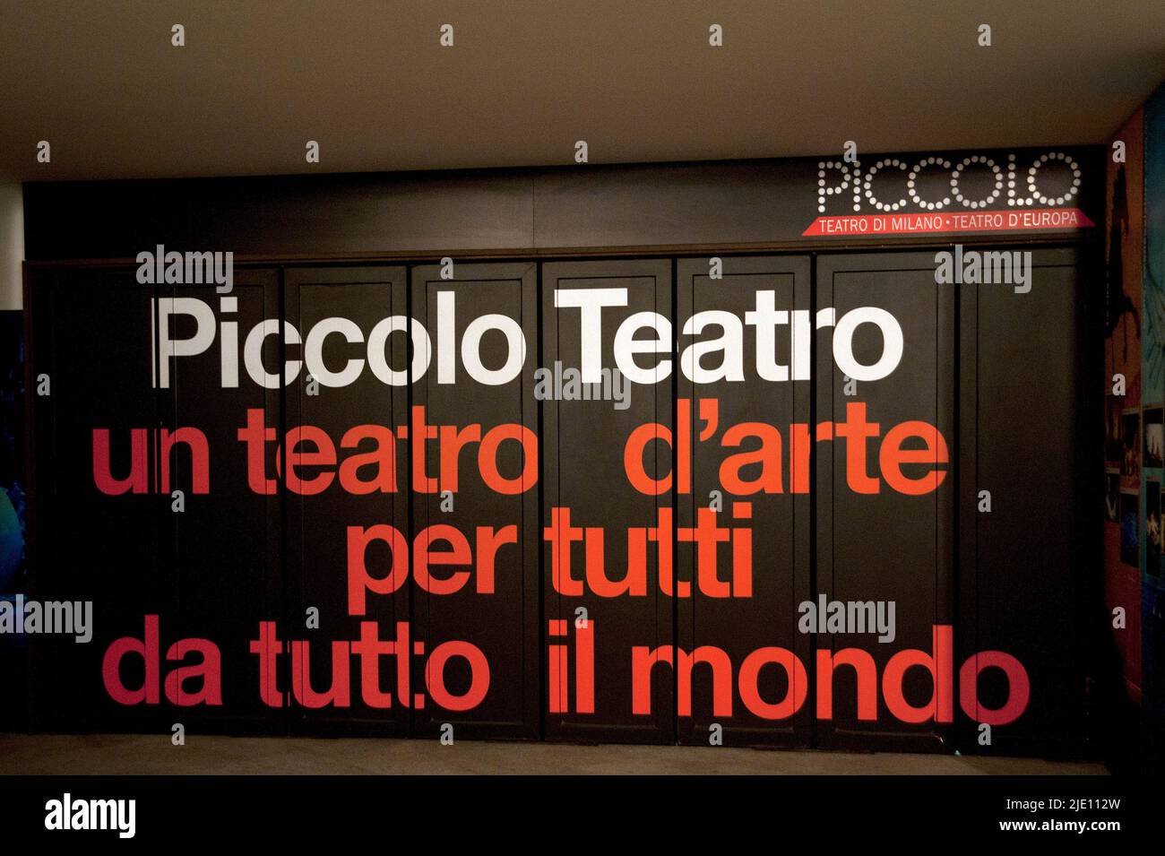 Mailand, Piccolo Teatro. Stockfoto