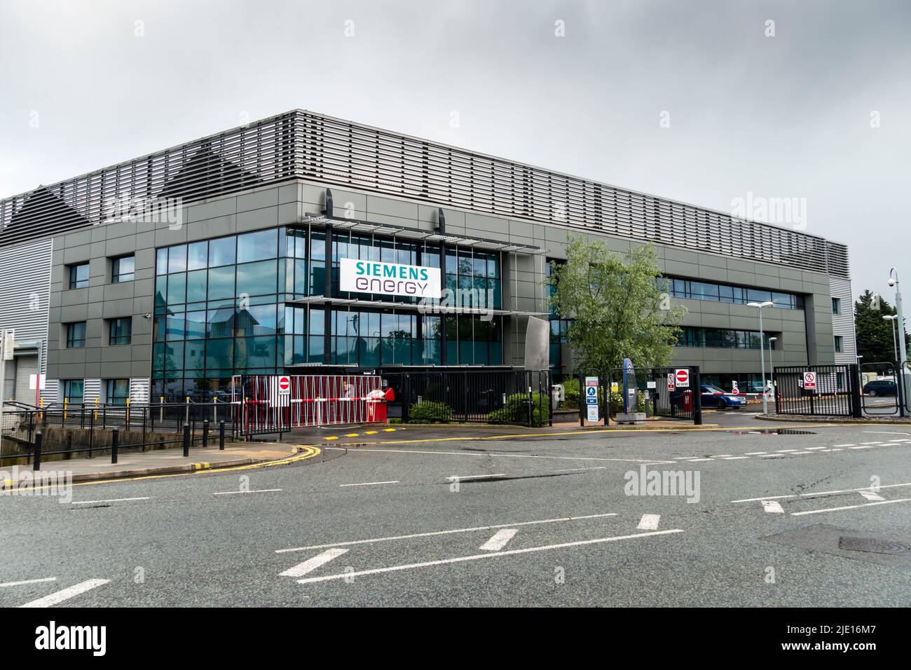 Siemens Energy Offices Factory Warehouse Pelham Road Lincoln City 2022 Stockfoto