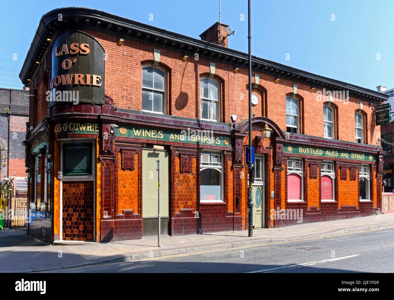 The Lass o'Gowrie Public House, Charles Street, Manchester, England, Großbritannien Stockfoto