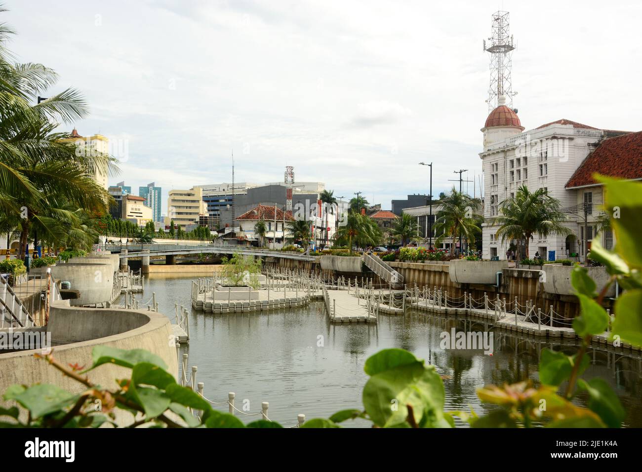 Wahrzeichen der Altstadt von Jakarta. Stockfoto