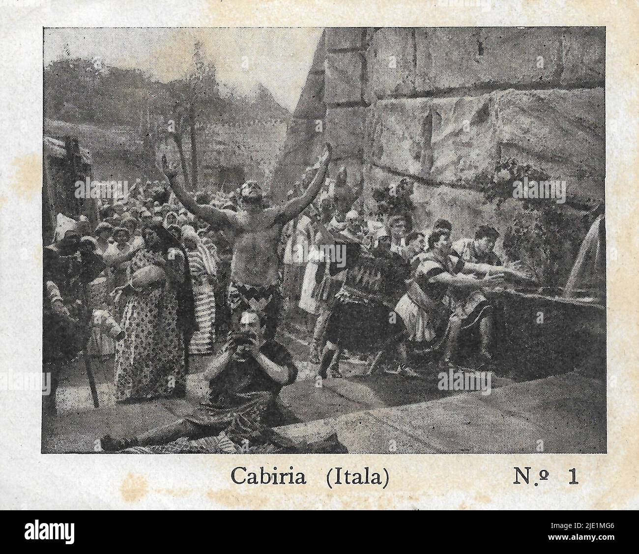 Cabiria (1914) 005 - Italienischer Stummfilm Stockfoto