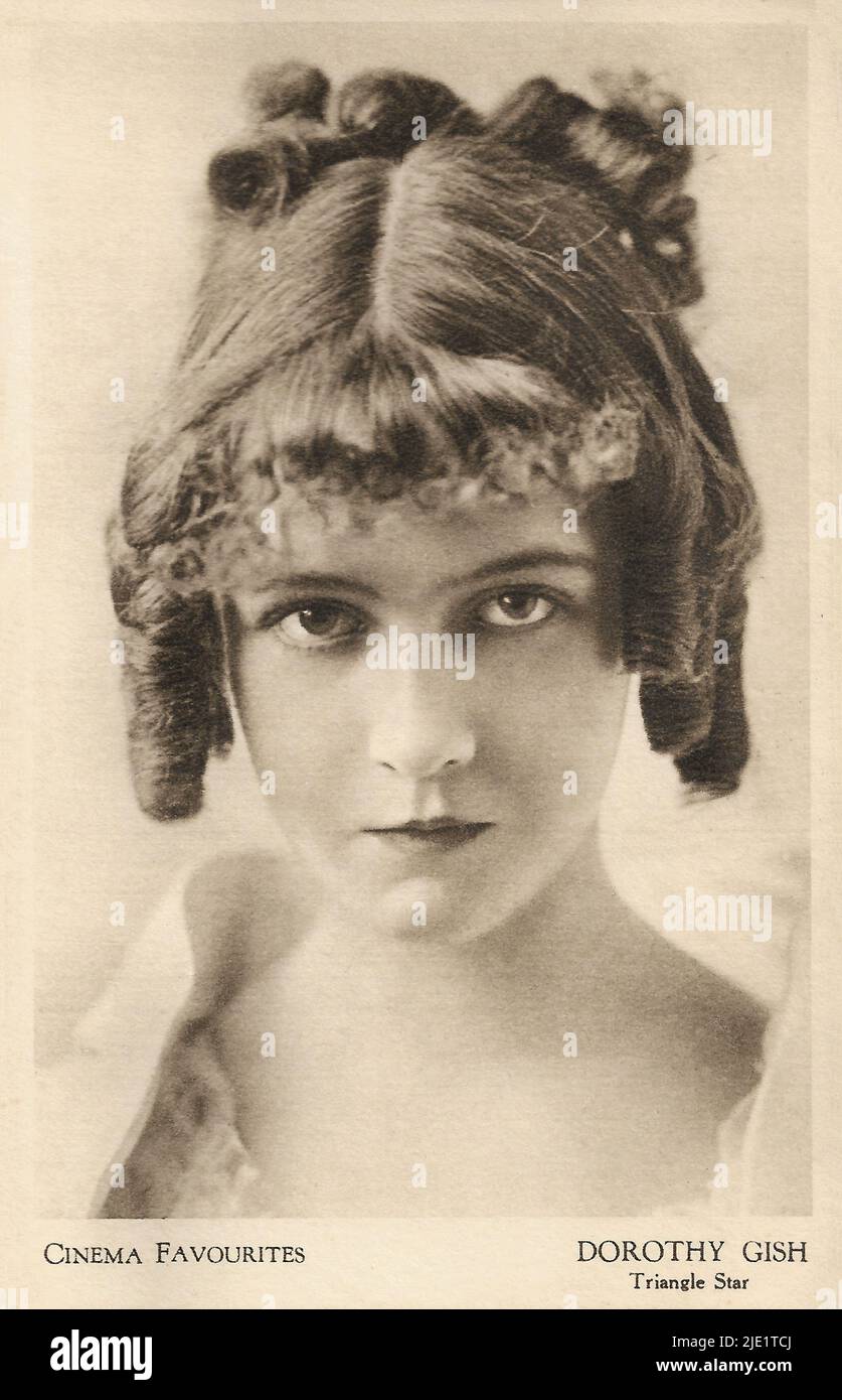 Porträt von Dorothy Gish 005 - Hollywood Stummfilmschauspielerin Stockfoto