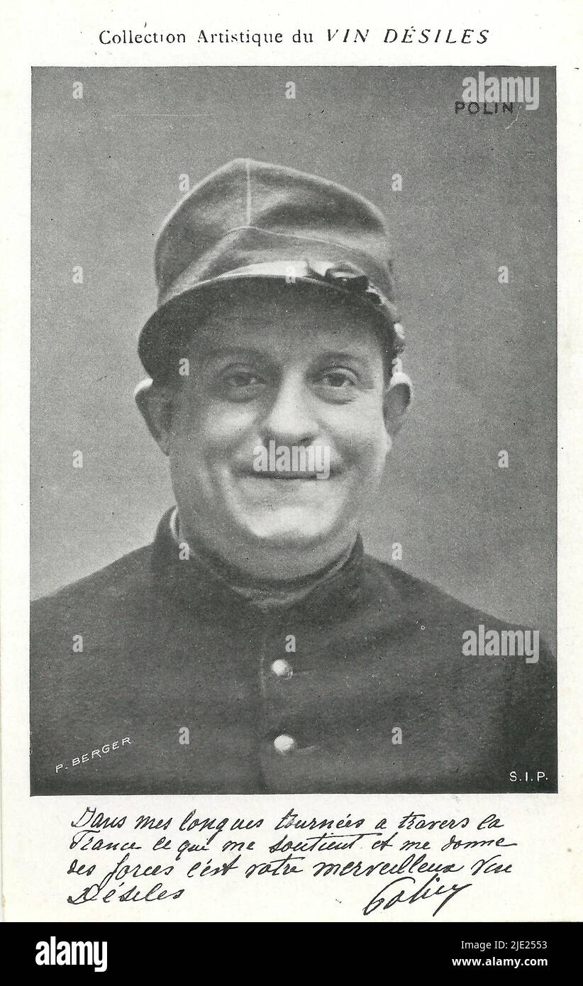 Porträt von Polin - französische Stummfilmzeit Stockfoto