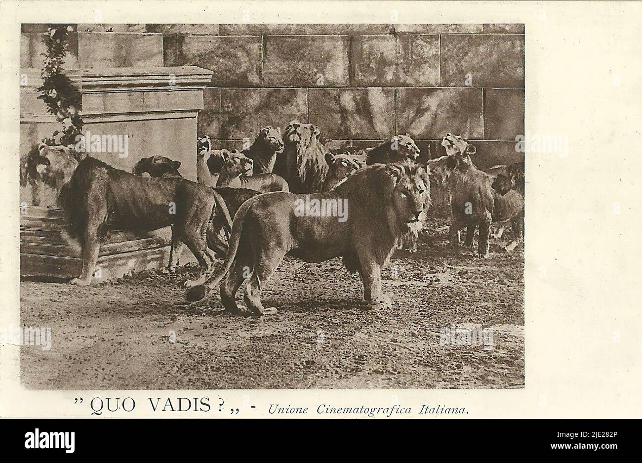 Quo Vadis  (1924) 005 - Italienischer Stummfilm Stockfoto