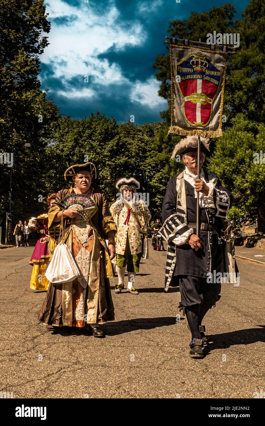 Italien Piemont Turin valentino Park Fest des heiligen Johannes Stockfoto