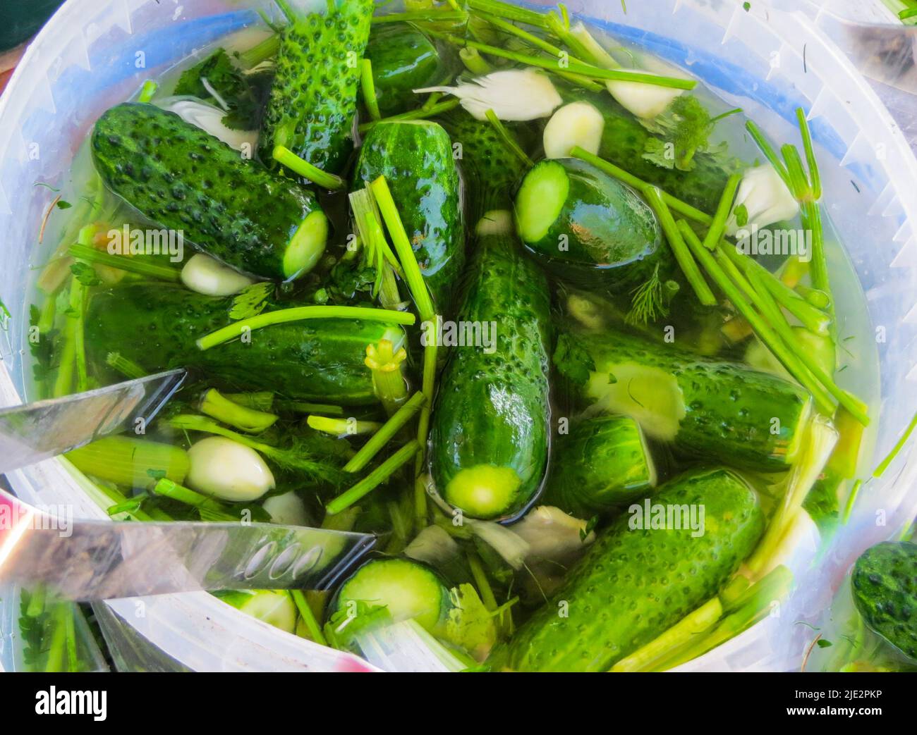 Leicht gesalzene gurken -Fotos und -Bildmaterial in hoher Auflösung – Alamy
