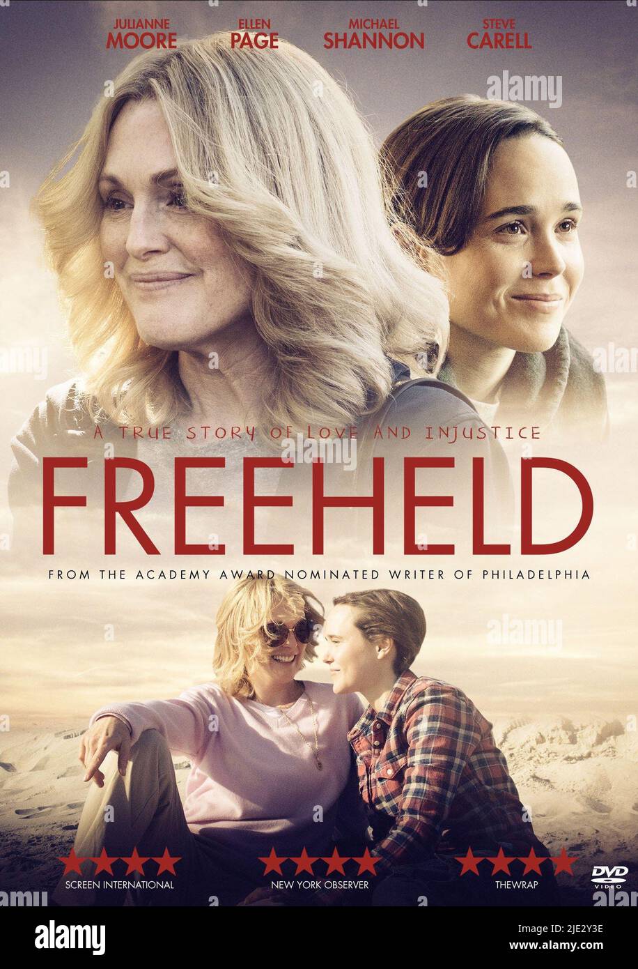 JULIANNE MOORE, ELLEN PAGE POSTER, FREEHELD, 2015 Stockfoto