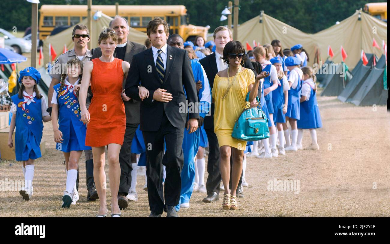 JAMES MARSDEN, Jessica Biel, KURT FULLER, Jake Gyllenhaal, MALINDA WILLIAMS, ZUFÄLLIGEN LIEBE, 2015 Stockfoto