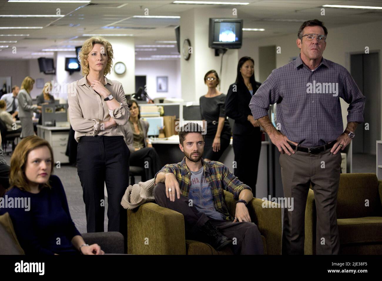 MOSS,BLANCHETT,ANMUT,QUAID, WAHRHEIT, 2015 Stockfoto