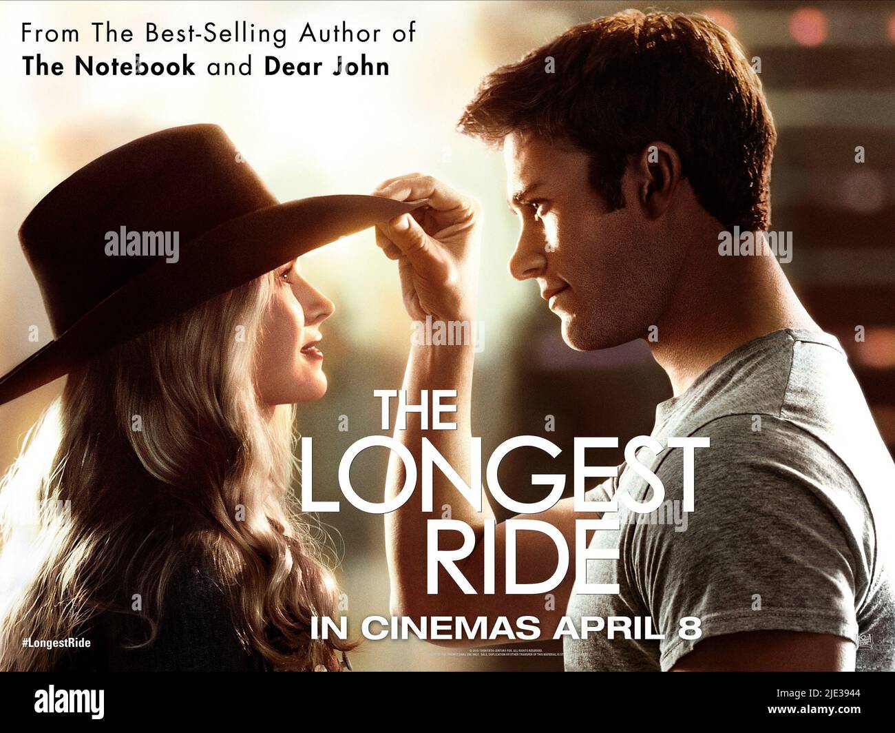 ROBERTSON, POSTER, THE LONGEST RIDE, 2015 Stockfoto